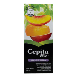 Jugo de Multifruta Cepita del Valle con Vitaminas Pack 6 Unidades
