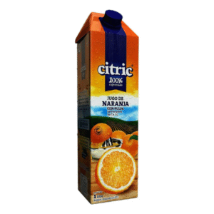 Jugo De Naranja Con Pulpa Citric 1l Pack 12 Unidades